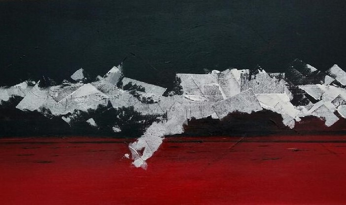 en noir et rouge
